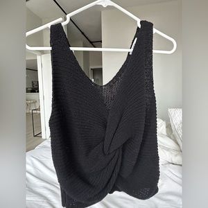 NWT Bar III Twist Front Sweater Top